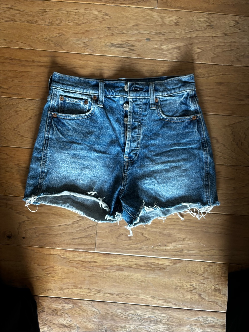 GAP Cheeky Short Sky High Denim Shorts - Blue